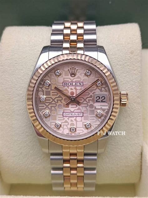 rolex 31 pink|rolex datejust everose gold.